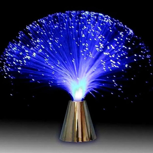 Fiber Optic Star Night Light | Multicolor LED Lamp for Holiday Decor